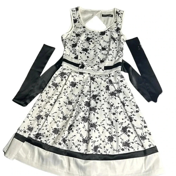 50’s,Satin look,why women kill,dress,cut out,Shiny,bow wrap,sleeveless,retro - Picture 1 of 16